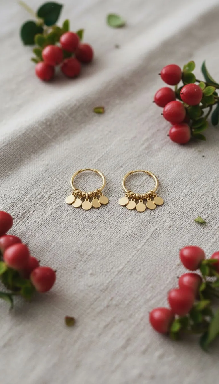 Model wearing elegant jewelry