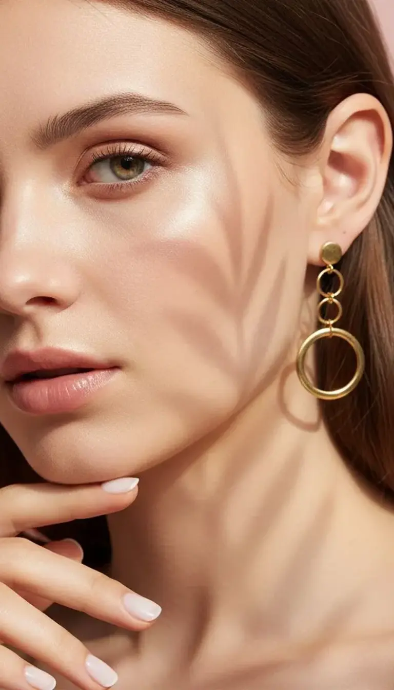 Model showcasing jewelry collection