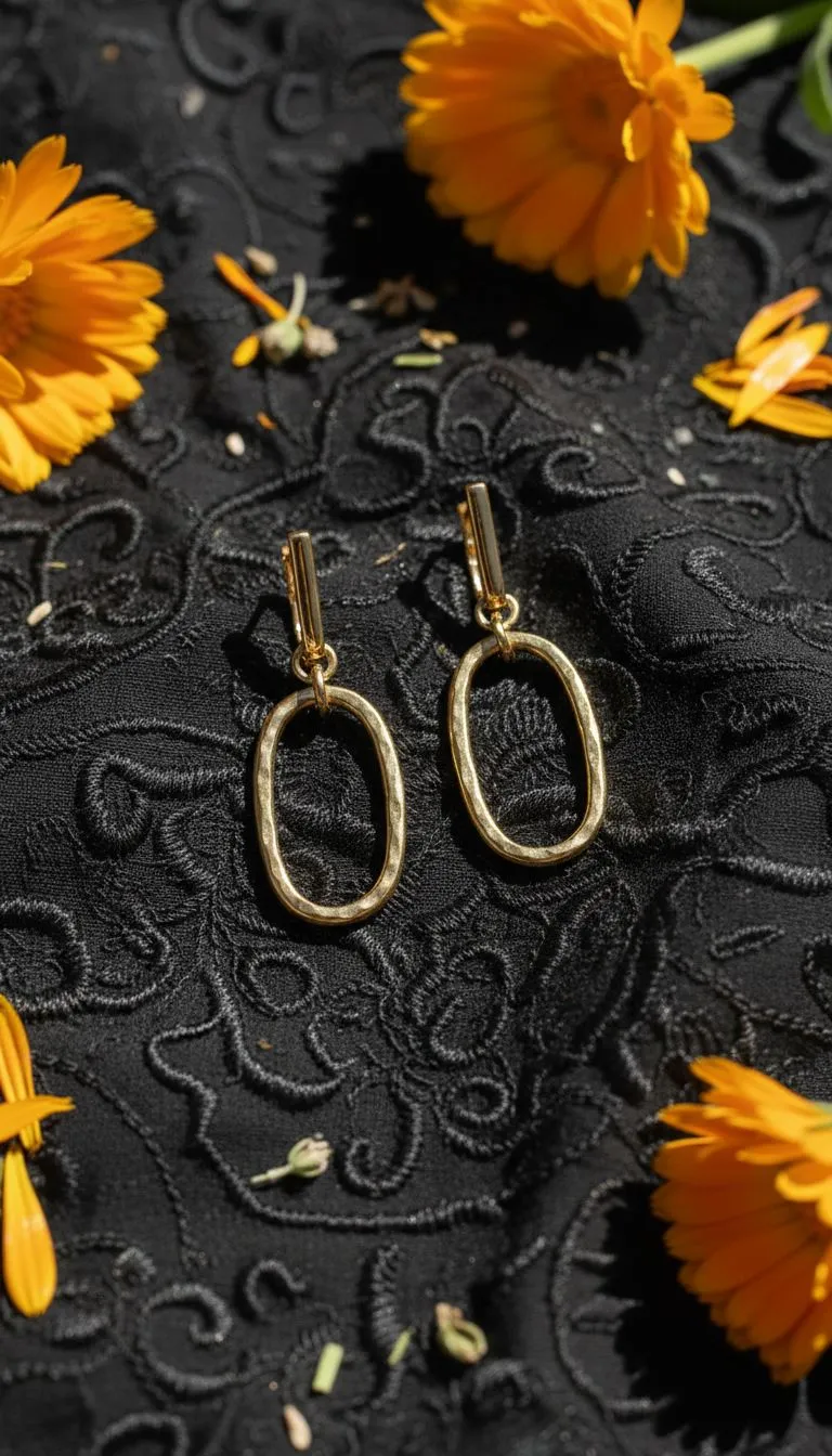 Confident model wearing jewelry